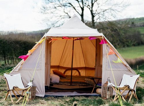 Bell tent with - 4m,