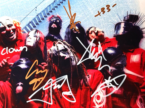 Slipknot band signed original - band,