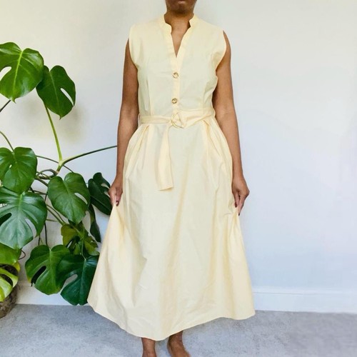 Zara yellow poplin - zara, dress