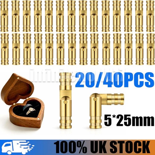 Barrel hinges brass - 20/40,