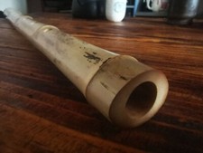Shakuhachi Traditional Tiger Bamboo Student's Flute (A#) 2 shaku 1 sun