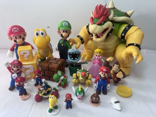 Super mario figures - mario, figures,