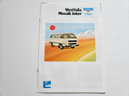 Volkswagen westfalia camper - t3,