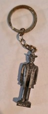 Jack Daniels Metal Figure Statue Key Ring 1850-1911 Jacks Lifetime