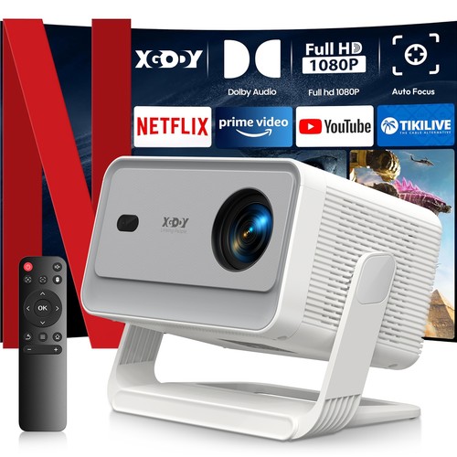 Xgody projector 5g wifi - hd,
