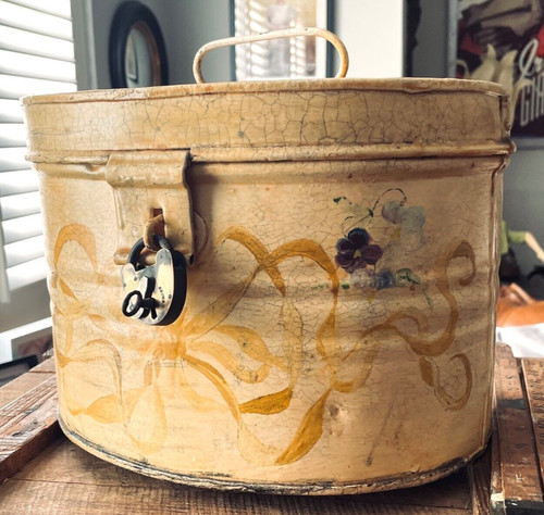 Victorian hand painted - hand-painted, metal