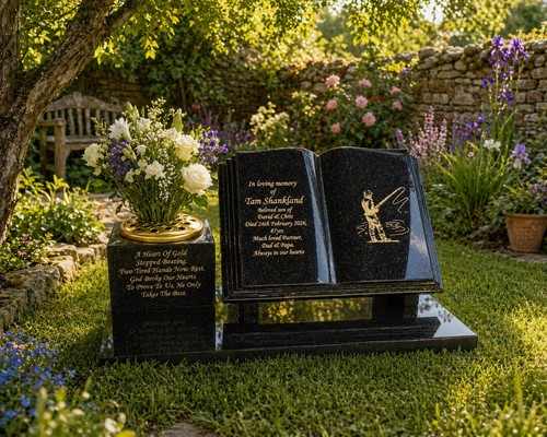 Personalised granite book - personalised,