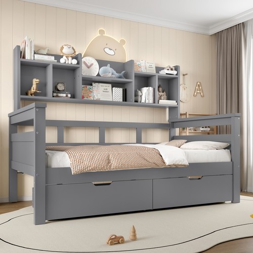 Daybed grey 3ft single - daybed,