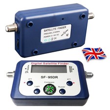 LCD Digital Satellite Signal Finder Meter Compass Tester Alignment Receiver TV