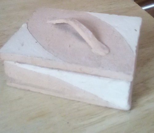 Small pottery box - small,