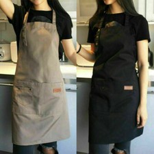 Denim Canvas Pockets Apron