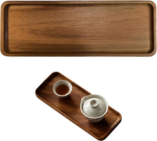Wooden tray rectangular - wooden,
