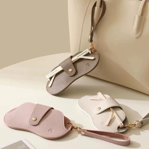 Soft leather glasses pouch - soft, |