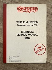 MAYGAY TRIPLE M SYSTEM FRUIT MACHINE TECHNICAL SERVICE MANUAL - JANUARY 1982