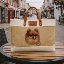 Pomeranian Tote Bag Large Dog