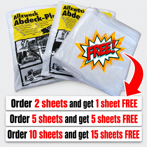 Dust sheet large 5m - sheet, 4m
