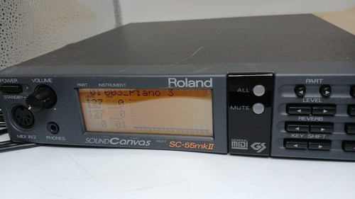 Junk roland 55mkii sound - roland, sc-55mkii
