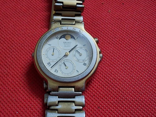 Vintage seiko quartz moonphase - seiko,