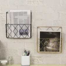 Wall Mounted Magazine Holder