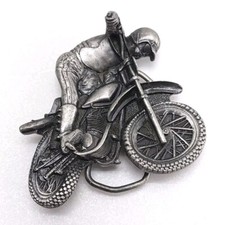 Dirt Bike Belt Buckle Bergamot
