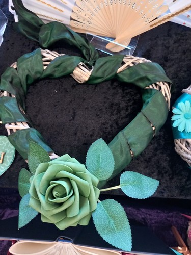 Wicker heart decoration - heart, +