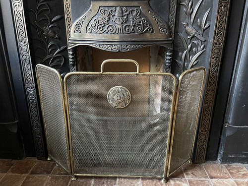 Fireguard brass antique - brass,