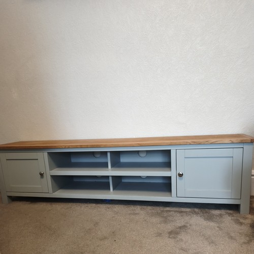 Large wooden media cabinet - large, tv