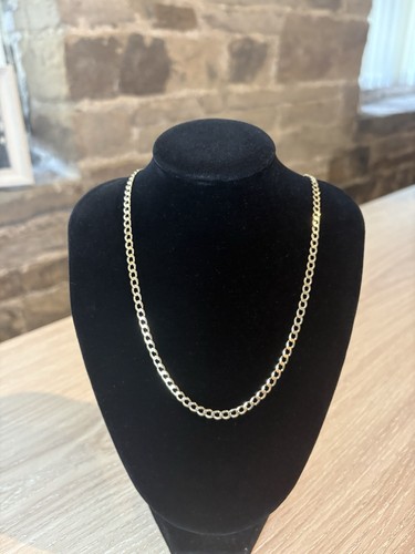 Heavy 9ct yellow gold curb - yellow,