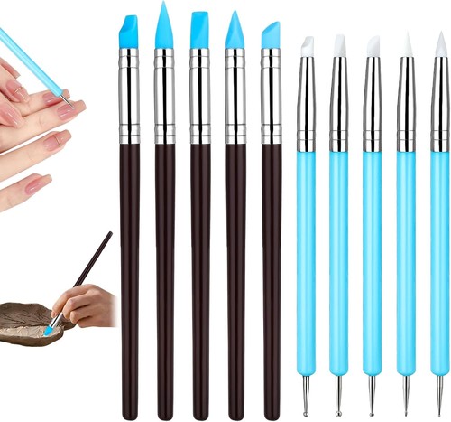 10pcs silicone sculpting tools - 10pcs,