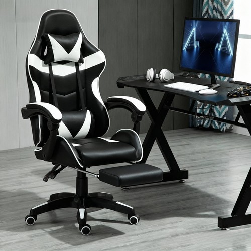 Swivel gaming chair faux - chair,