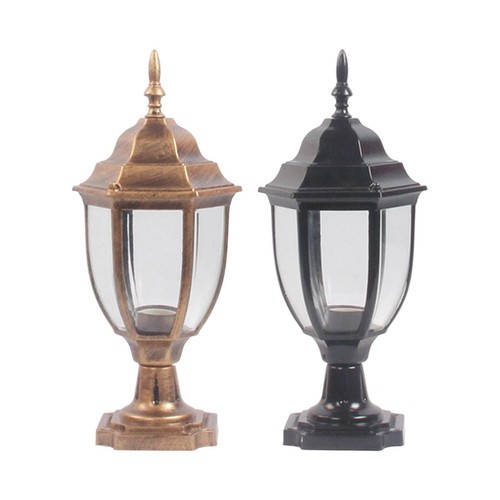 Outdoor post lampshade - post,