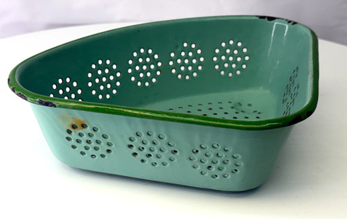 Vintage enamelware corner - vintage,