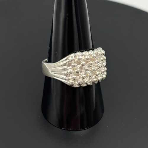 Sterling silver row keeper - silver,