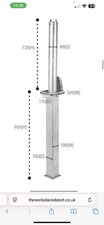 Steel Telescopic Security Driveway Bollard - Brand New