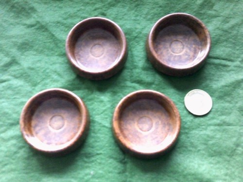 Vintage castor cups matching - vintage,