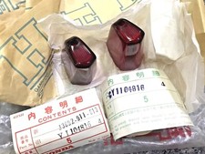 Honda C100 C102 C105 C110 C115 C65Y Rear Lens Winker Red NOS x2 33602-011-610