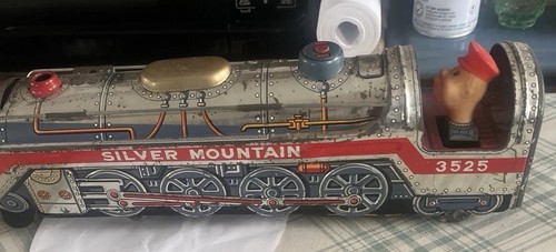 Vintage japan tin toy - tin, train