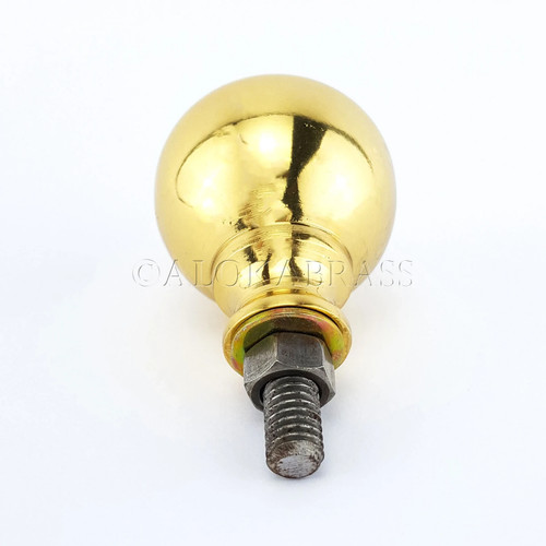 Bed knob solid brass small - bed,
