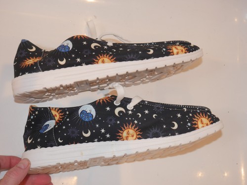 Ladies sun moon shoes - moon,