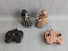 Doctor Dr Who RC Battle Pack Remote Control Dalek Black & Gold Not Working