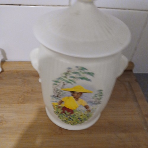 Sylvac tea caddy 3372 - caddy, with