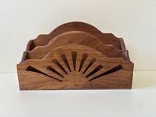 Vintage Wooden 2 Compartment