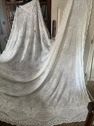 Vintage lace tablecloth for - vintage,