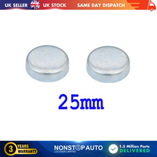 2 X 25mm ENGINE FREEZE PLUG CORE PLUG FOR MERCEDES