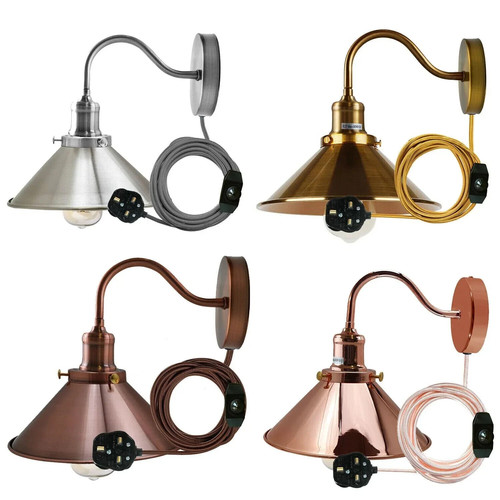 Vintage industrial wall light - industrial,