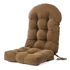 Rocking Chair Cushions Set - Non-Slip Adirondack Chair Cushions with Ties Ind...