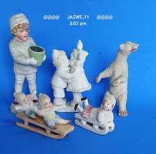 Antique Polar Bear  Flower