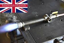 Propane burner for forge, furnace, smelting, blacksmith. 3/4" with ball valve. 