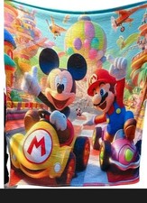 Mickey mouse and Mario. super