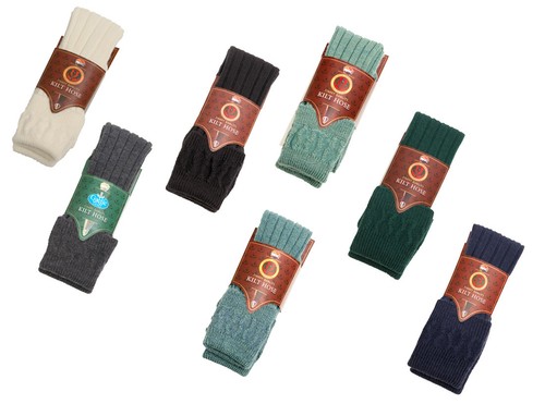 Men kilt socks navy - men's,